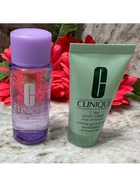 Clinique New Travel Sizes Take the Day Off Makeup Remover, and 7 Day Scrub Cream